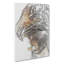 The Fierce Tiger In Abstract - Wrapped Canvas Print-55337316