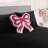 Juicy Couture Reversible Bow-Shaped 18" x 18" Decorative Pillow