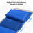 3 Backyard Recliner - Adjustable , , Aluminum Frame (Blue Garden Chaise Lounge Chairs 2 + 1 Table,
