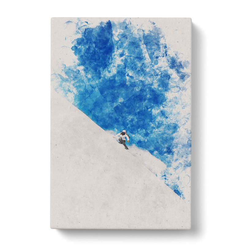 Skiing Vol.1 - Wrapped Canvas, 91cm H x 60cm W x 3cm D