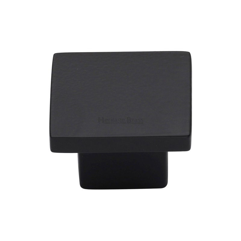 Heritage Brass Cabinet Knob Classic Square Design, 3.2cm L x 3.2cm W x 2.6cm D