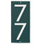 Floating 1-Line Wall Address Plaque-458693997-458687378-458691484