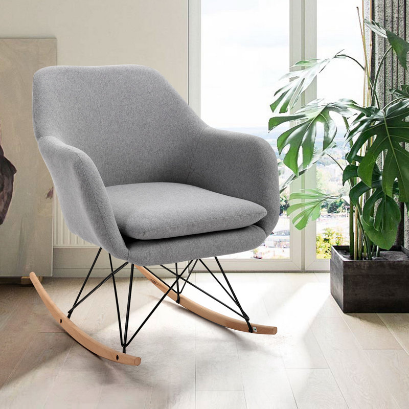Maisy Rocking Chair, Grey