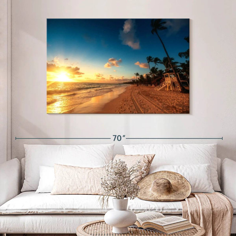 Paysage de Pointe Cana Gillard, H 32 po x l 48 po