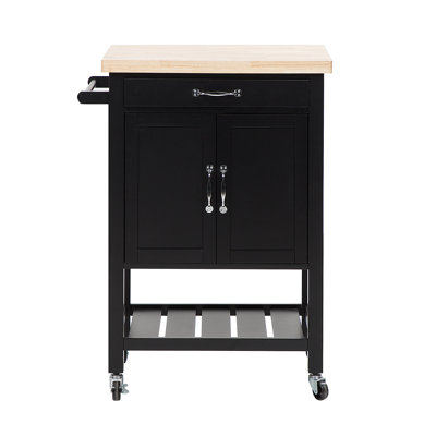 Marlborough Solid Wood Top Kitchen Cart