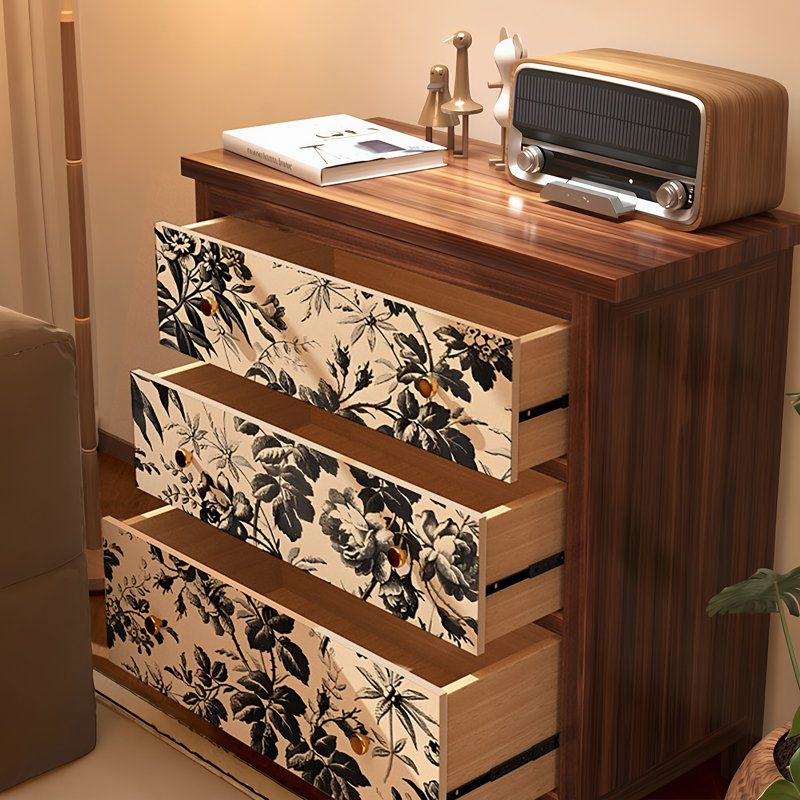 High end light luxury vintage art decor cabinet