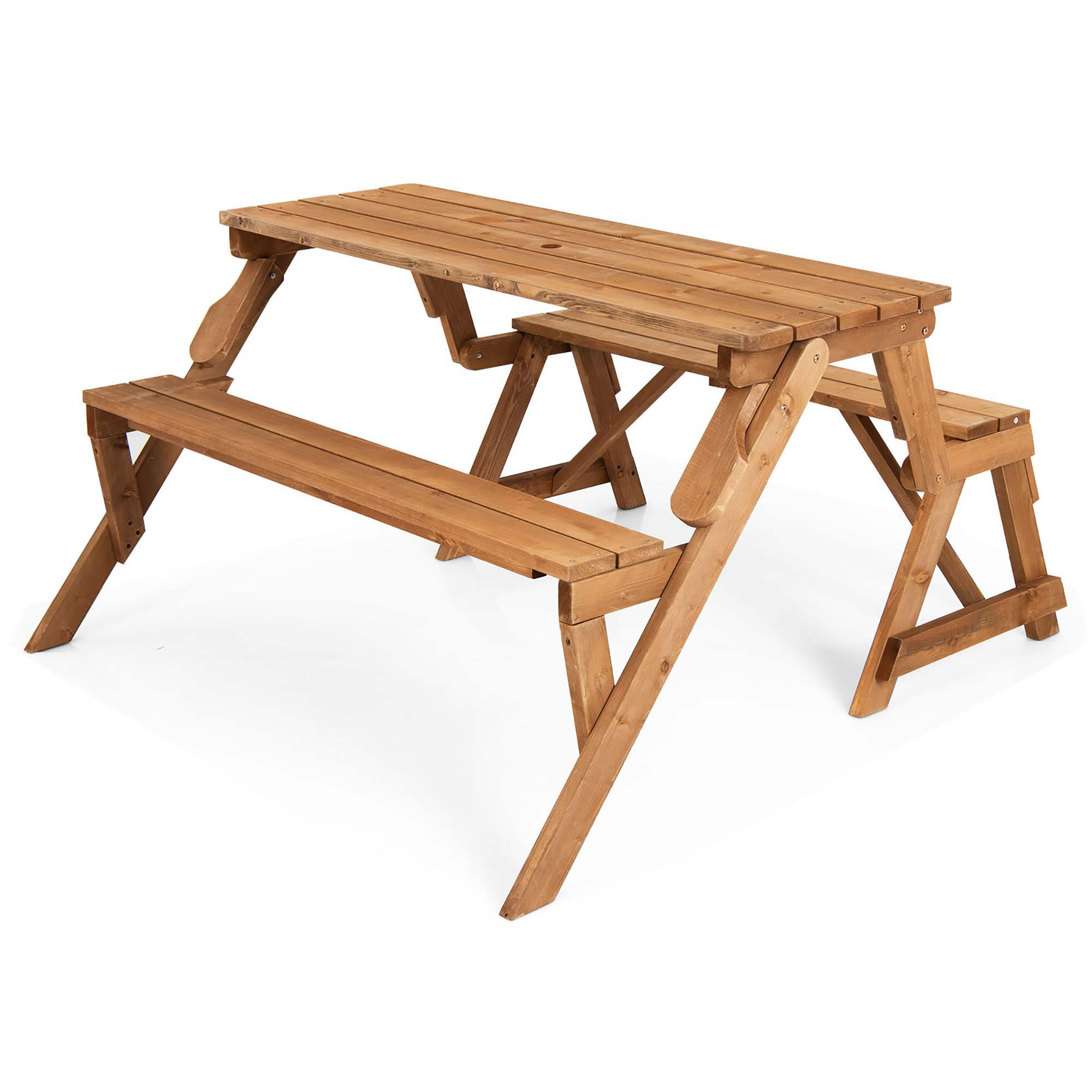 Arlmont & Co. Kellis Fir Outdoor Bench | Wayfair