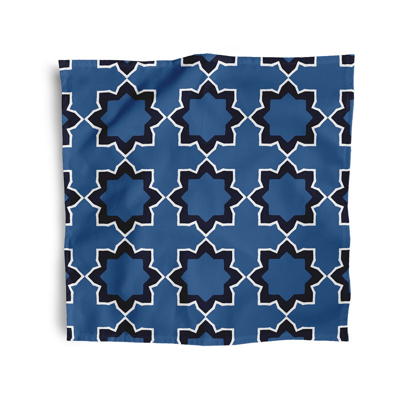 Serviette Groth, bleu
