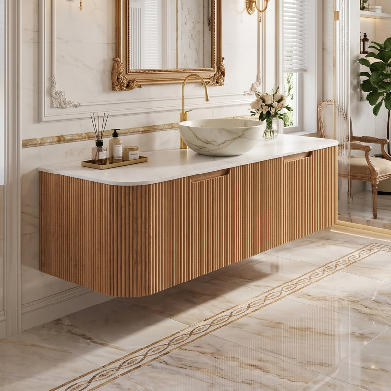 Wall Mounted With Solid Surface Top, 48