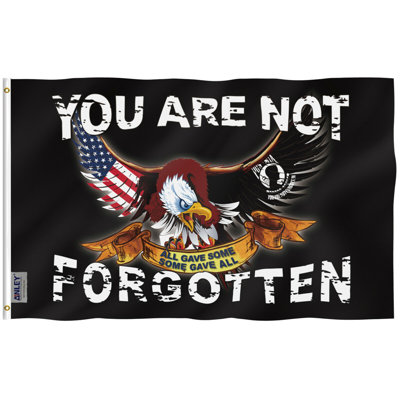 Drapeau de maison 36 po x 60 po POW / MIA