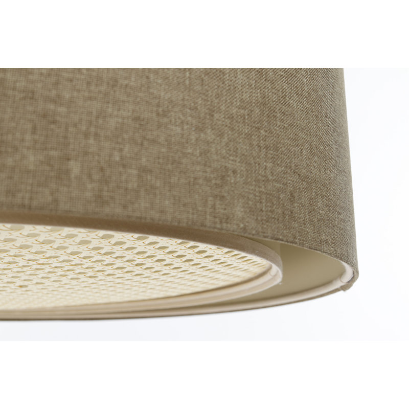 Mosansky 1 - Light Drum Pendant, Brown