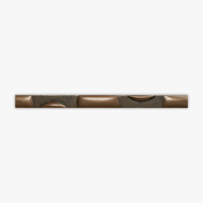 Bronze Natural Bubbles Polyurethane 1x12 Decorative Border