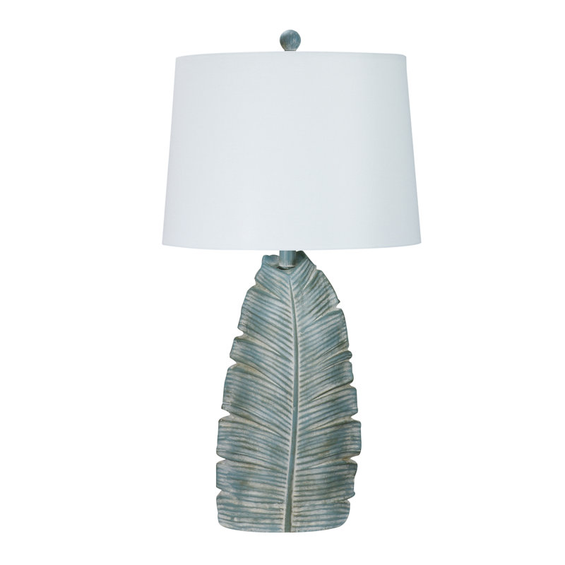 Nunam Resin Table Lamp, Casual Blue, 28" H x 14" W x 14" D