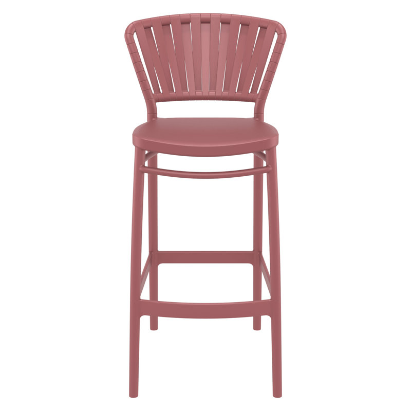 Tabouret de bar d'extérieur Newport, 29.5", Marsala
