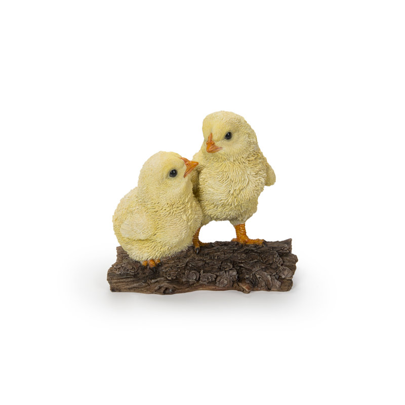 Playful Chicks Garden Statue