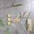 Wall Mounted Waterfall Shower System with Bodysprays-110871760