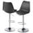 Claudia Adjustable Swivel Bar Stools, Kitchen Counter Height Barstools Dining Chairs with Footrest-88044350
