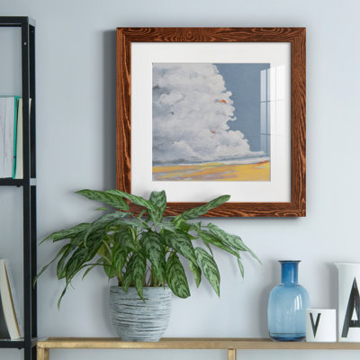 White Clouds Blue Sky I - Cadre photo, reproduction d'art sur papier