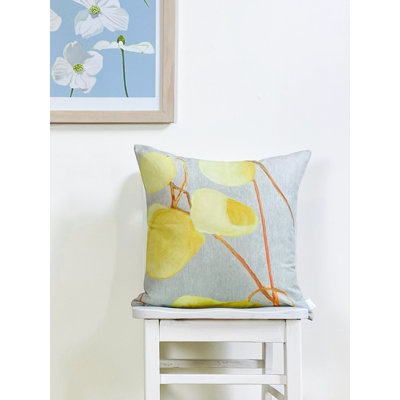 Cotton Reversible Throw Pillow