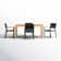 Anautica 4 - Person Teak Patio Dining Set with Rectangular Table