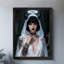 «Black», rétro, gothique, ange mystérieux, art mural rétro-958692745