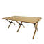 Table pliante portative en bois massif - idéale pour le camping, le pique-nique, le plaisir dans la cour, les voyages, le barbecue, la maison, le patio et le salon