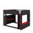 Full Size Wood Loft Bed With Desk,Drawers,Storage Compartments,Hanging Rod And RGB Lights-433192502