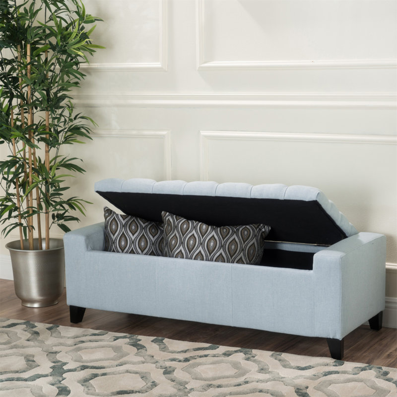 GUERNSEY OTTOMAN, Blue