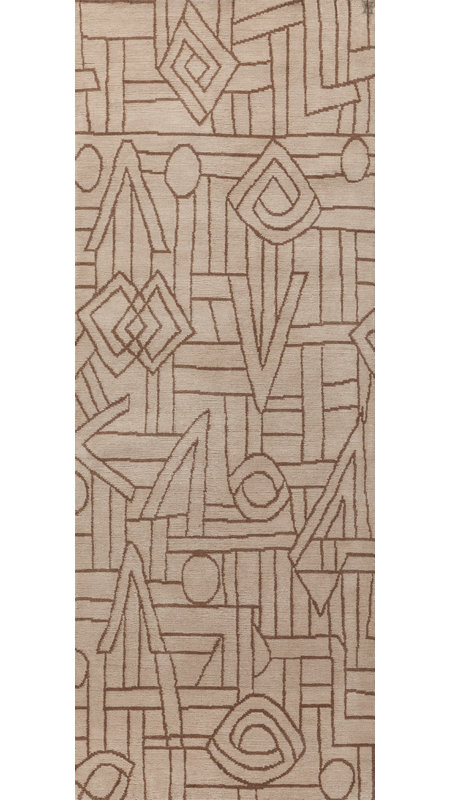 Mesa Wool Southwestern Area Rug, Runner 3' x 12'