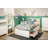 Reevo 3 Drawer Mate's & Captain's Bed with Bookcase by Southshore-22061537
