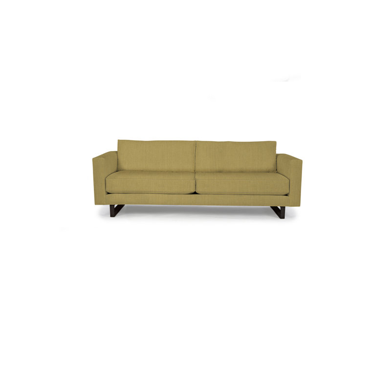 Avalon Sofa, Wenge, Black Bear Polyester