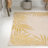 Auraya Coastal Cottage Palm Frond Border Yellow/Cream Indoor/Outdoor Rug-2104191602-2091950380