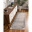 Tapis contemporain Araceli de couleur grise-71264869