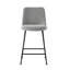 Citlali Fabric Counter Stools with Steel Legs-1412830136