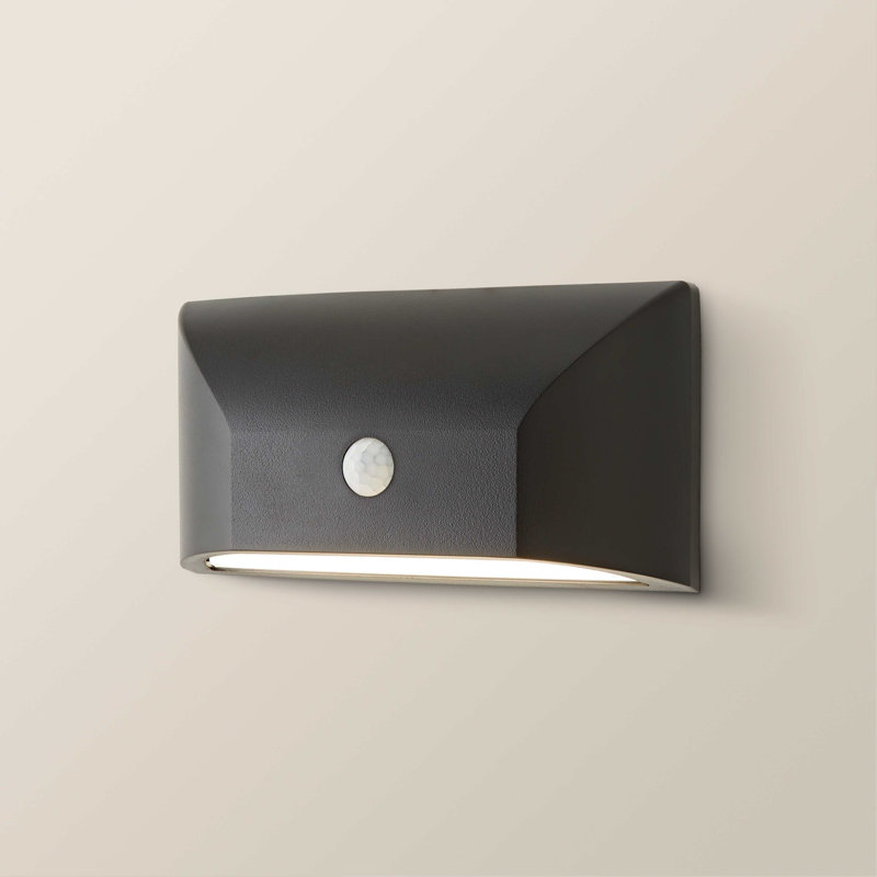 Matte Black 11.3cm H Integrated LED Outdoor Sconce