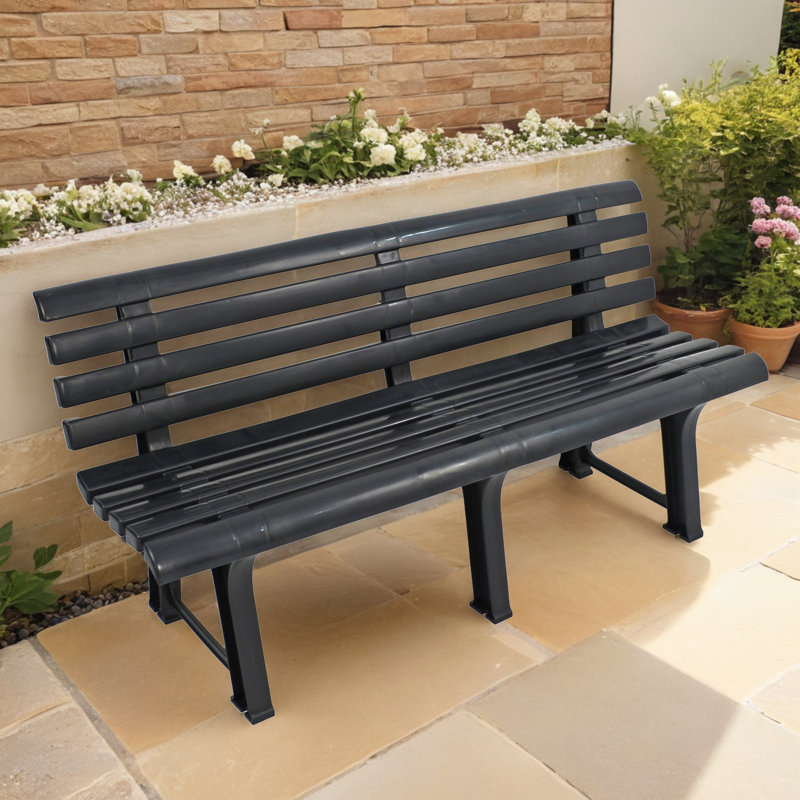 Brindisi Traditional Bench, Anthracite