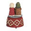 Figurine musicale Noël tricot rouge-187251192