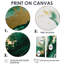 Vert et or Serene Cascade III - Art mural vert 2 panneaux-1308918066-1308918068-1308918088