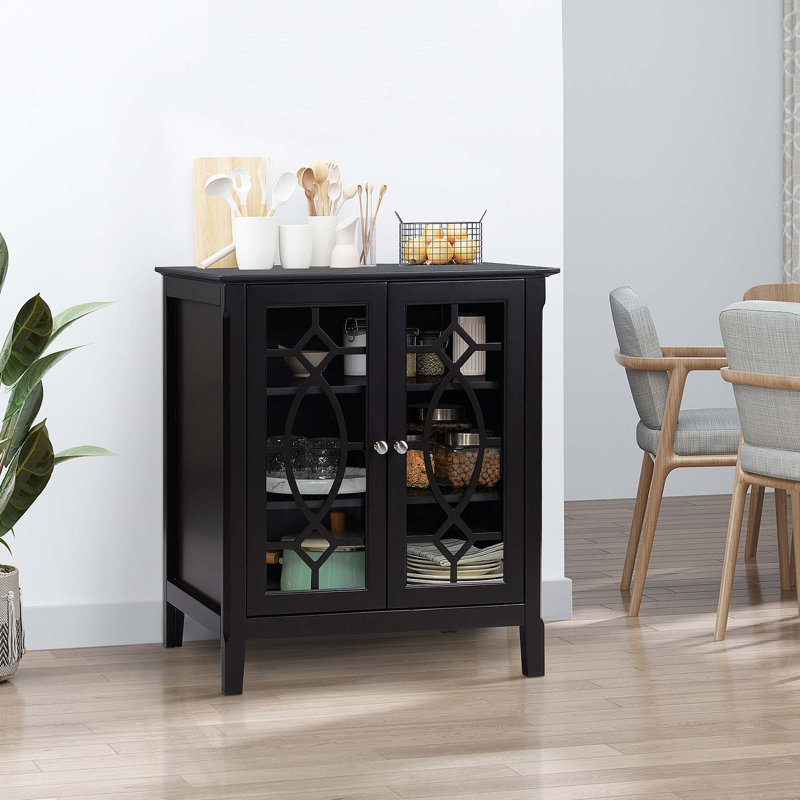 Armoire de rangement et décoration de buffet, Espresso