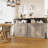Sideboard Buffet Cabinet With Storage, 32” Modern Kitchen Storage Cabinet With Open Storage, Adjustable Shelf, Wood Farmhouse Coffee Bar Buffet Table For Kitchen, Dining Room,-387181046