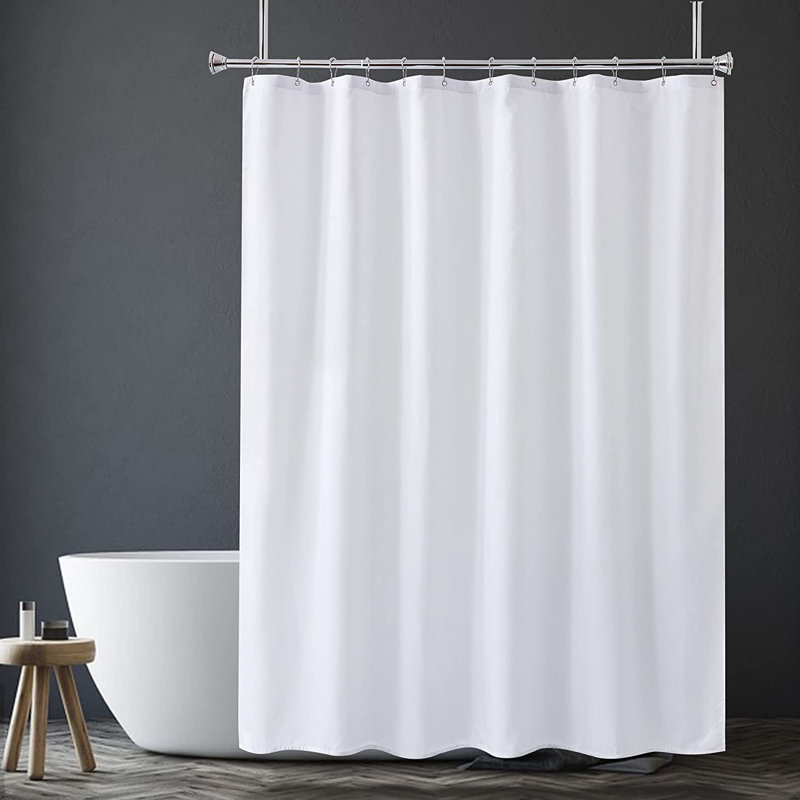 Ensemble de rideau de douche 13 pièces Tadeh, Blanc