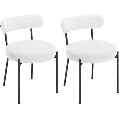 51cm H Upholstered Upholstered Back Cantilever Chair