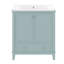 Meuble-lavabo multifonctionnel avec portes et tiroir 30 po-124573636