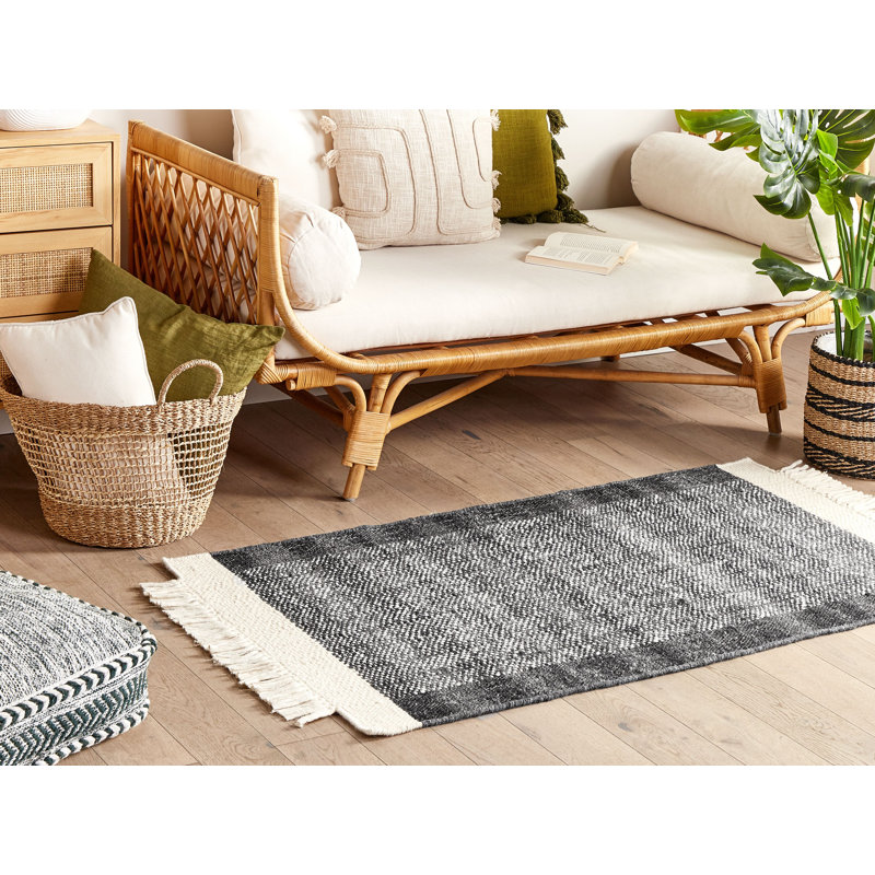 Fitch Abstract Hand Woven Area Rug, Rectangle 80 x 150cm