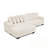 L-Shaped Sectional Sofa With 8 Pillows And Ottoman-1773232841