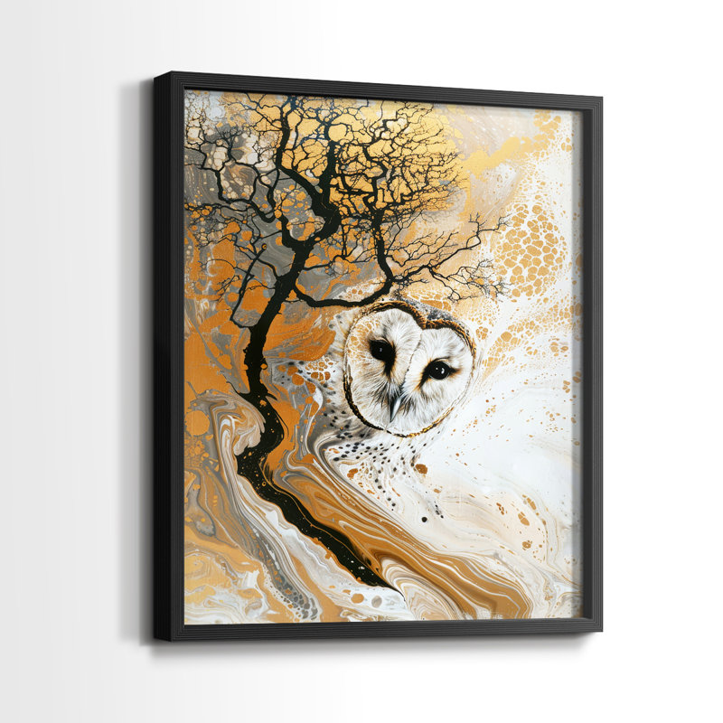 ANIMALS Series LXXII  -Premium Framed Print -Ready to Hang - No Nails Required, Noir, H 11 po x l 9 po