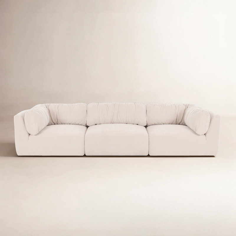 Dee Modular Sofa Oatmeal, Almond Performance Chenille