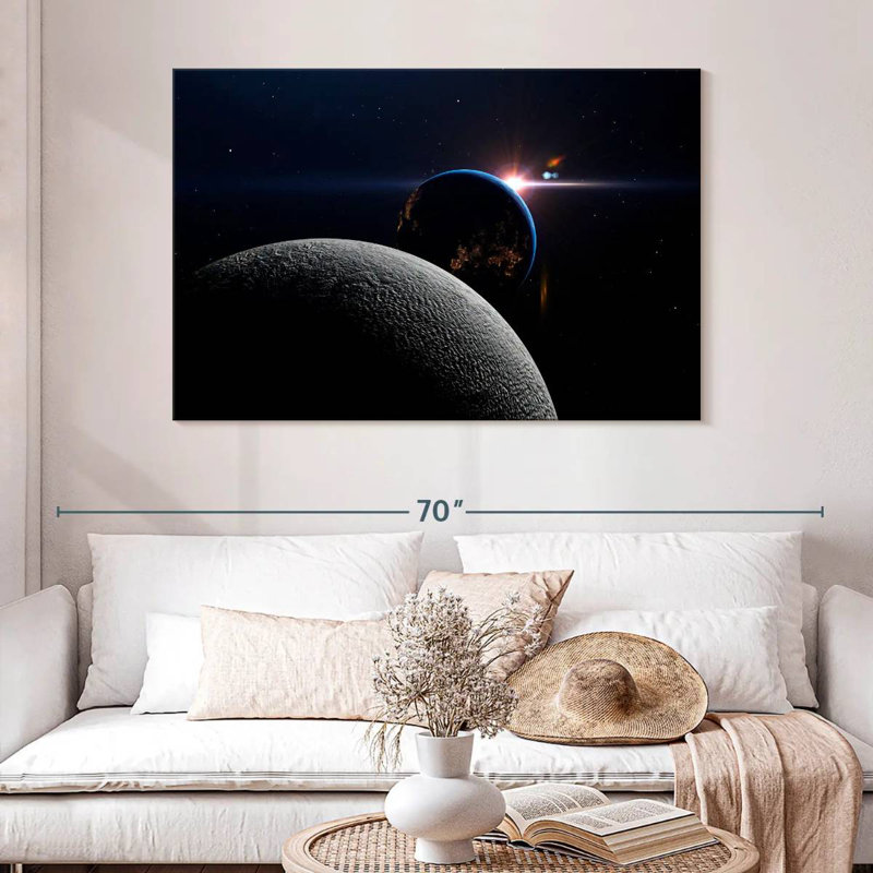 Oberle Lunar Eclipse, 32" H x 48" W