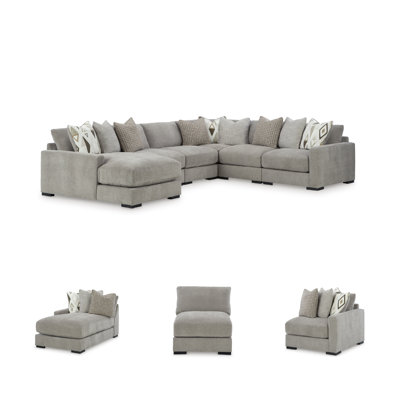 Kazuko 6-Piece Sectional With Chaise