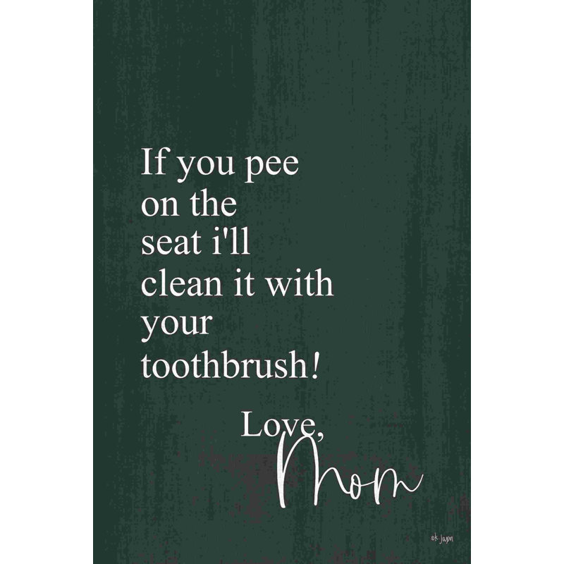 If You Pee 2884905, L 32 po x H 48 po
